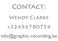 Contact:
Wendy Clarke
+32496780754 info@graphic-recording.be